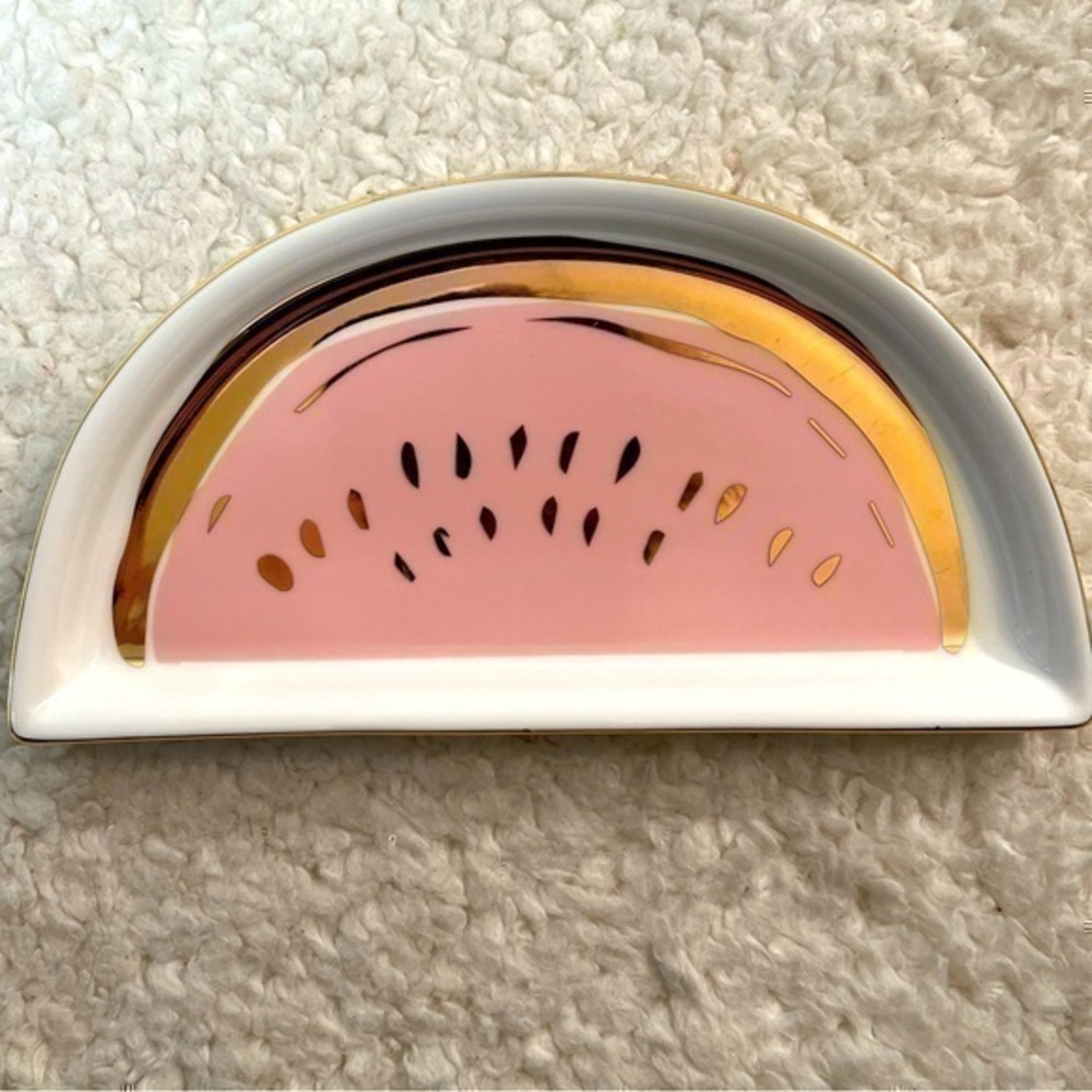Slant "Watermelon" Ceramic Trinket Tray